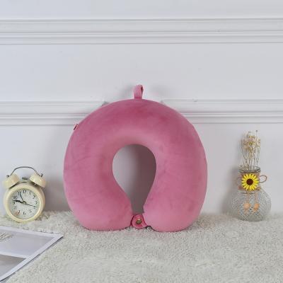 China Promotional Sleeping Neck Support Travel Foam Memory Foam U Shaped Pillow for sale