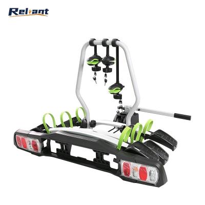 China 50mm Durable Universal Compatible Steel Rear 2 Inch Bike Carrier Rack Hitch for sale