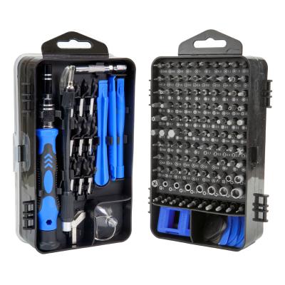 China Electronic Product Tool Kit With Magnetic 138 in 1 Screwdriver Tool Kit Laptop Tool and Mobile Phone Repair and Disassembly for sale