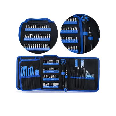 China Electronic Product Kit Electronic Product Tool 182 in 1 with Screwdriver Repair Tool Multi-Head Tools Portable Cloth Bag Magnetic Screwdriver Set for sale