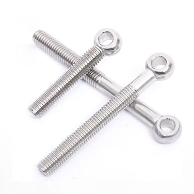 China Pan Custom Factory Price Various Din444 Threaded Shank Eye Stainless Steel DIN444 Lifting Small SS 304 Eye Bolts Screw for sale