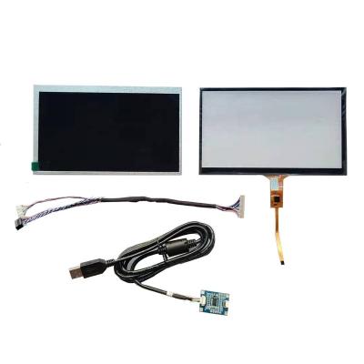 China 7 inch 1024*600 resolution lcd 700 nits display with capacitive touch screen using for consumer vehicle project 7