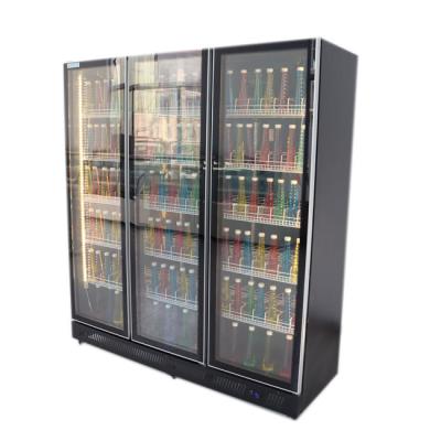 China Best Single-temperature SPM Upright Door Display Showcase Single Commercial Glass Drink Coolers For Sale for sale