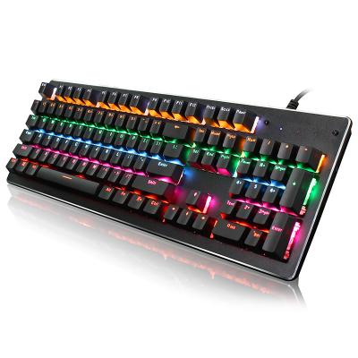 China Gaming Games Colors Mechanical Laptop OEM&ODM 104 Variable Backlit Keys Arabic Computer Keyboard for sale