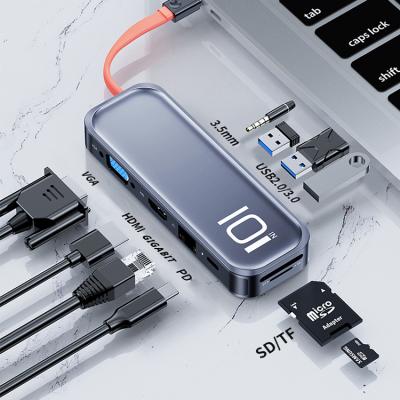 China Portable Mini Size Laptop Notebook Desktop Compact For PC 4-Port USB 3.0 Hub 5Gbps for sale