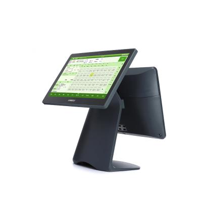 China Dual screen restaurant pos terminal with qr code scanner Android: 8G ROM; Windows: 64GSSD for sale