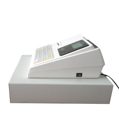 China Cheap white color electronic cash register cash register with 4M cash drawer for sale