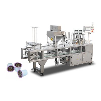 China Automatic Plastic Food K Cup Filling And Sealing Machine Auto Bottle Liquid Filling And Sealing Machine For Coffee Water for sale