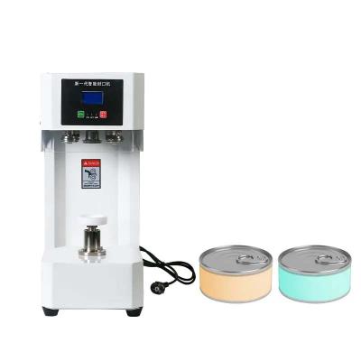 China Intelligent Fully Automatic Food Aluminum Foil Tin Canning Sealing Machine Coffee Soda Beer Can Can Sealer Machine for sale