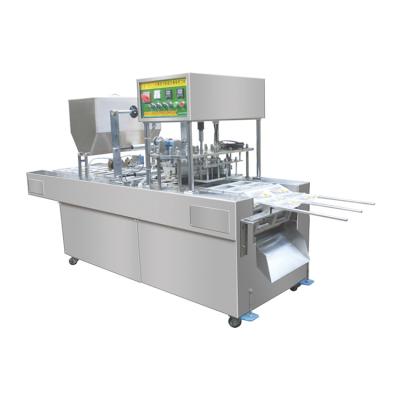 China 200410m Easy Operation Restaurant PLC Cup Seal Full Automatic Tray Sealer Automatic Tray Sealing Machine for sale