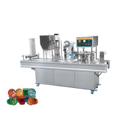 China Food 2/4 Cup Filling Machines Water Packing Cup Filling And Liquid Packing Machine Water Filling Sealing Sealing Machine for sale