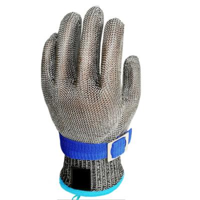 China Custom Metal Mail Mesh Glove Anti Cut Proof Stainless Steel Chain Anti-Cut Butcher Chain Glove for sale