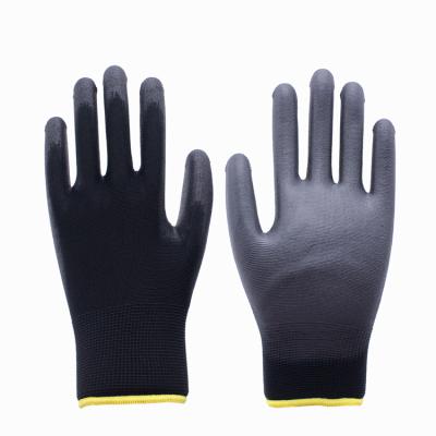 China Palm Fitted Wholesale Auto Industrial Black Nitrile Gloves Garage Heavy Duty Workshop Car Machinery Gloves for sale