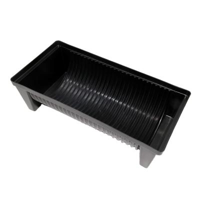 China High Quality Black Plastic SMT Plastic ESD PCB Tray Panel Storage Holder With Multiple Shapes for sale