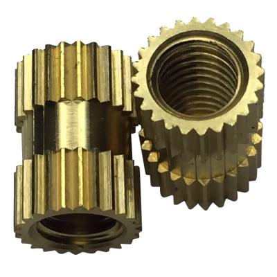 China Factory Custom Full Automatic Production Aluminum Stainless Steel Lathe Brass Automatic CNC Machining Hot Melt Copper Nut for sale