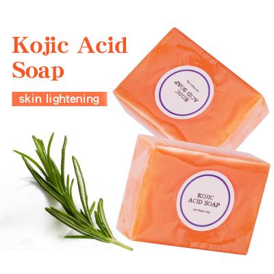 China USA Basic Cleansing in Bath Body Skin Handrail Natural Organic Brown Spot Whitening Brightening Kojic Acid Soap for Face and Body for sale