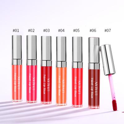 China Vegan Waterproof Makeup Matte Liquid Lip Gloss Lipstick Private Label Lip Gloss Cosmetics for sale