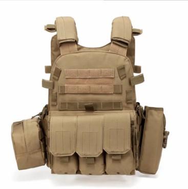 China Ghost Multifunctional Outdoor Tactical Amphibious Vest Military Combat Fan Vest Tactical Vest Use For CS Game for sale