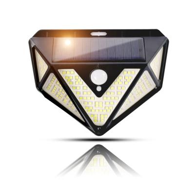 China china wholesale supplier solar 166 led solar led garden light yard stair solar led wall lamp for sale