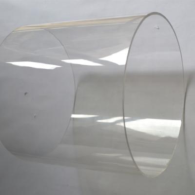 China Top Mount Tube OD250x5x1000mm Plastic Transparent Tube Water Pipes Hotel Decor Hard Clear Acrylic Clear PMMA for sale