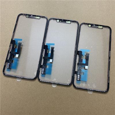 China Wholesale OCA Original Glass+metal Touch Screen Front Glass Panel Digitizer Replacement Display Replacement Parts View Flex For Iphone 11 for sale