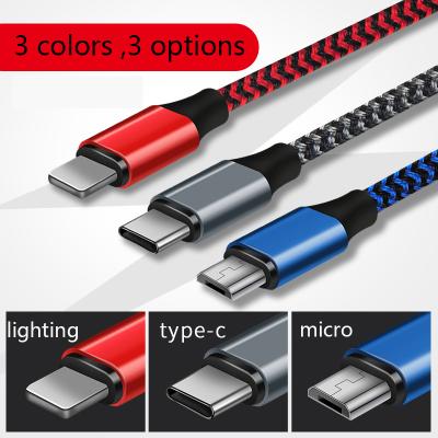 China Camera USB 2.1A QC3.0 Cable Mobile Phone Data Cable Fast Charging 2in1 Chargers For All Phone for sale