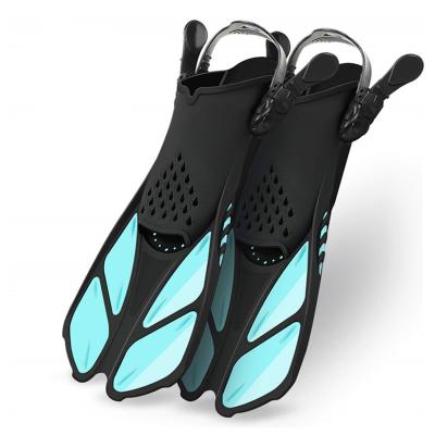 China Factory Adjustable Wide Feet OEM Comfortable Snorkeling Fins Scuba Diving Swimming Fins Snorkeling Fin Eco-Friendly Factory Durable For Men for sale