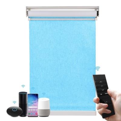 China Durable smart venetian curtains automatic roller blinds cordless motor in tuya motorized roller blinds with durable roller motor for sale