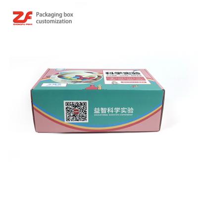 China Empty Recycled Corrugated Clothing Materials Hat Packaging Custom Logo Ad Custom Mailing Shoe Boxes for sale