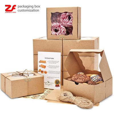 China Recycled Materials Food Cupcake Drawer Custom Paper Box With Cake Gift Food Packaging for sale