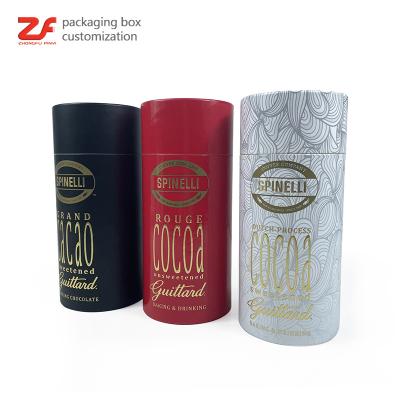 China Factory Recyclable Vendor High Quality Custom Printed Paperboard Teabag Cylinder Kraft Paper Core Craft Tube Box for sale