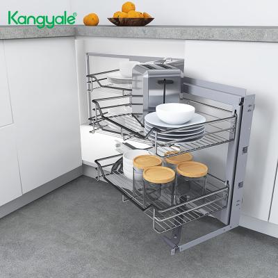 China New KYL C0201L modern style magic corner for kitchen organizer for sale