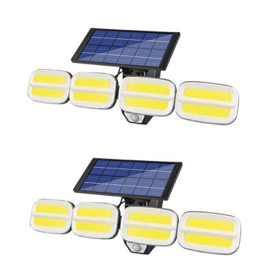 China PIR Motion Sensor No MOQ 100 Led Adjustable Beam Angle Solar Light Security Lights For Outdoor House for sale