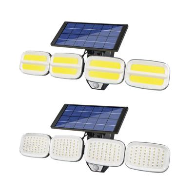 China PIR Motion Sensor No MOQ 100 Led Adjustable Beam Angle Solar Light Security Lights For Outdoor House for sale