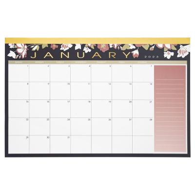 China Table Calendar 2023 Table Calendar Printing 11x17 Inch Organizer Tent Desktop Calendar With Logo for sale