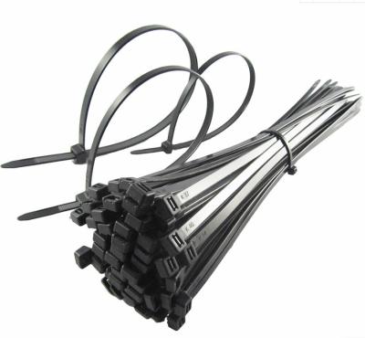 China 66 Cable Management Factory High Quality Professional China Supplier Plastic Black UV Nylon Zip Tie Wraps Sizes Manufacturer OEM ROHS for sale