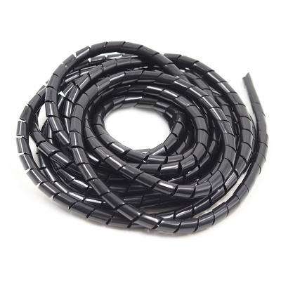 China Cinema Cable Abrasion Resistant PC Wrap TV Wrap Organizer Spiral Tidy 10m Hose 10m (Diameter 6MM-Length10M,) for sale