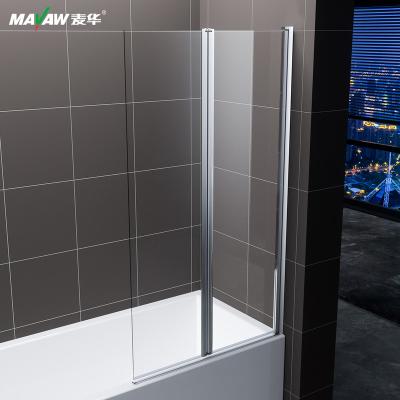 China 5/6mm Modern Pivot Bent Bath Screen for sale