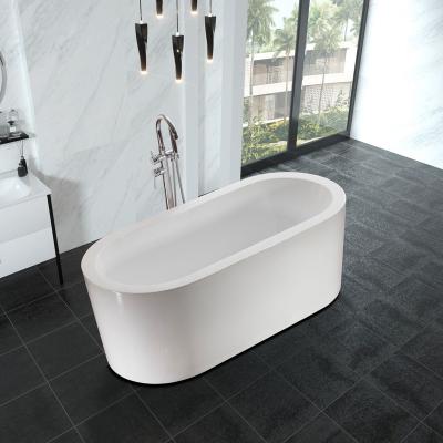 China 62 freestanding 67 inch acrylic oval freestanding bathtub for sale