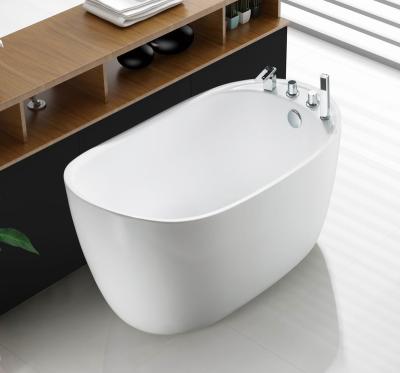 China 52 Inch Small Acrylic Free Standing Deep Bathtub for sale