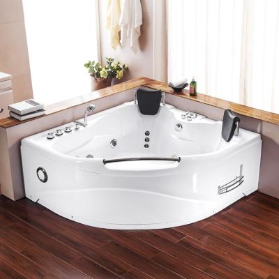 China 2020 Round Corner Skirt Water Whirlpool Bathtub (Left Skirt) On Double Side for sale