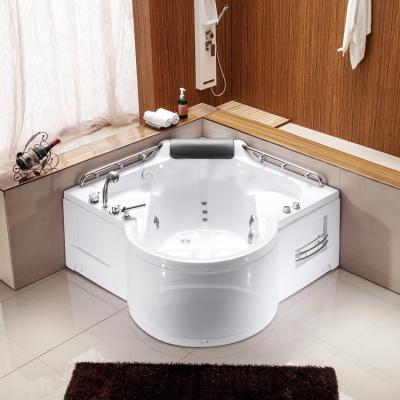 China Double Side Indoor Corner Massage Bathtub (Left Skirt) Hot Skirt Spa for sale