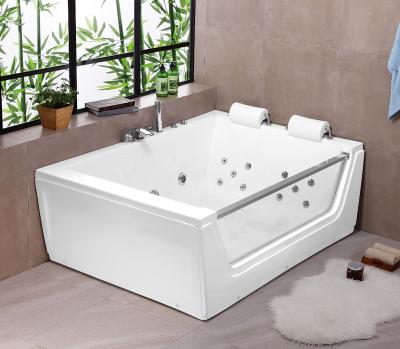 China Double Side Skirt Whirlpool Massage 2 Person Hydrotherapy Tub (Straight Skirt) for sale