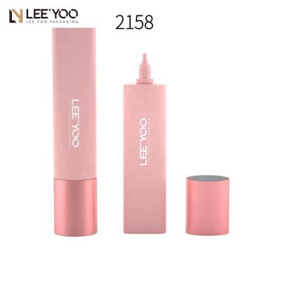 China Wholesale Empty Cosmetics PA-2158 Soft Sunscreen Cream Tube Plastic Squeeze Cosmetics Packaging Tube for sale