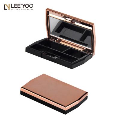 China PA-1009B Recyclable Fancy Diamond Shape Empty Eyeshadow Palette With Mirror for sale