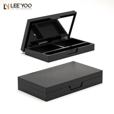 China Wholesale PA-1014A1 Square Pink Makeup Eyeshadow Container Empty Recyclable for sale