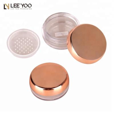 China PA-1019B Bling Powder Loose Gold Powder Empty Loose Box with Sifter Wholesale for sale