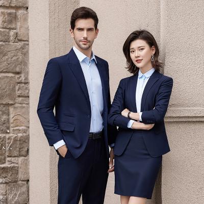 China Anti-Wrinkle Evening Wear Elegant Pink Women's Business Suits Formal Groom Wedding Clothes for sale