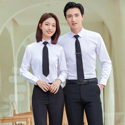 China Breathable Lapel Button Summer Office Anti-pilling Formal Shorts Sheaths Shirts For Women for sale