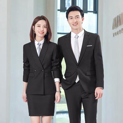 China Breathable Easy To Manage Comfortable Fit Business Wear Skirtelastic Belt Women Suits Office for sale